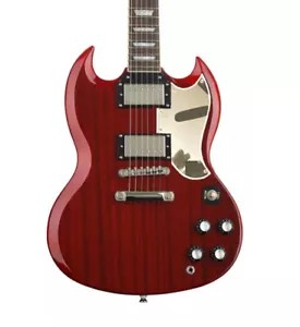 Golpeador espejo cromado media cara para Epiphone G400 SG 2017+ hecho en EE. UU. - Imagen 1 de 11