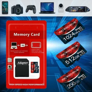 Universal Micro SD Card 256GB Ultra Memory Card for Phone Camera Nintendo Switch - Picture 1 of 16