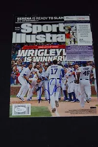 KRIS BRYANT SIGNED SPORTS ILLUSTRATED - CUBS - JSA CERT INCLUDED (NO LABEL) - Picture 1 of 5