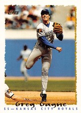 Greg Gagne 1995 Topps 494  Kansas City Royals
