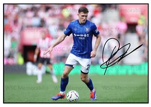 11539. Dara O'Shea Signed Pictures A4 Prints Ipswich Burnley West Brom etc. - Picture 1 of 16