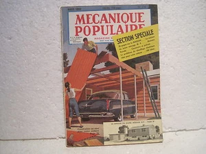 MAGAZINE"MECANIQUE POPULAIRE" mars 1956 n°118 section speciale - Imagen 1 de 3