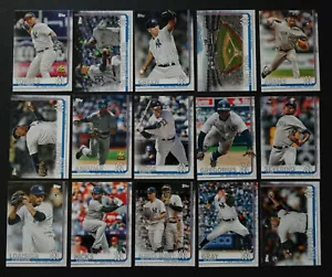 2019 Topps Series 1 New York Yankees Team Set 15 Baseball Cards - Picture 1 of 2