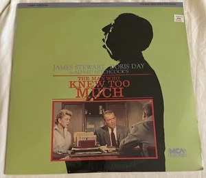 The Man Who Knew Too Much (LaserDisc LD, 1985) Sealed Alfred Hitchcock Stewart - Picture 1 of 4