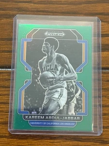 Kareem Abdul-Jabbar 2022 Prizm Draft Green Prizm #30 UCLA Lakers - Picture 1 of 2