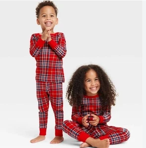 Wondershop at Target Kids 2 Piece Red Flannel Pajamas Size 6 NEW - Picture 1 of 2