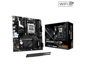ASRock B850M-X WiFi R2.0 AM5 AMD B850 SATA 6 Go/s USB 3.2 double sortie graphique - Photo 1/5
