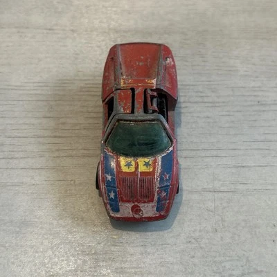 Hot Wheels Redline rojo Mercedes Benz C-111 Hong Kong 1970 fundido a presión pobre Foto 1 de 4