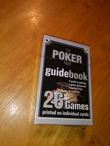 Marktplatz Marken The Poker Night Guidebook 26 Spiele auf Einzelkarte gedruckt - Bild 1 von 3