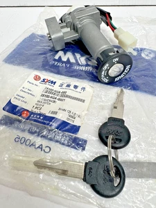 NEW Genuine SYM Shark 50 Shark 125 Ignition Switch & 2 Keys 35100-H3A-000 - Picture 1 of 5