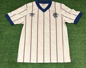 GLASGOW RANGERS 1982 RETRO AWAY SHIRT NEW WITH TAGS - Picture 1 of 2
