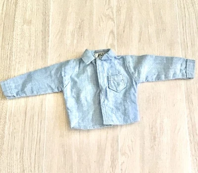 Action Man G.I Joe Action Sailor Navy Dress Parade Denim Top Only 1965 Vintage - Image 1 of 4