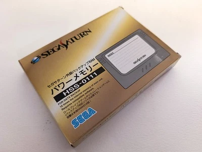 ✨ Sega Saturn Power Memory Ram cartridge HSS-0111 Stickers Boxed Tested Japan ✨ - Image 1 of 4