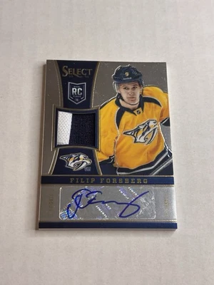 2013-14 Panini Select Prime Rookie Patch Auto #292 Filip Forsberg RC #/50  - Image 1 of 2