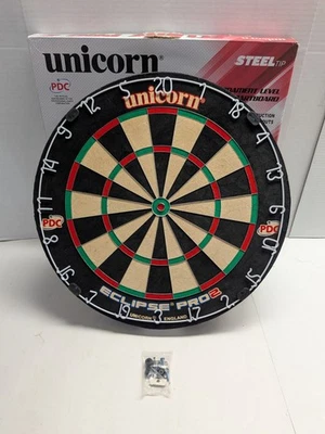 Unicorn Eclipse Pro 2 Bristle Dartboard Steel Tip Official PDC Tournament - Image 1 of 4