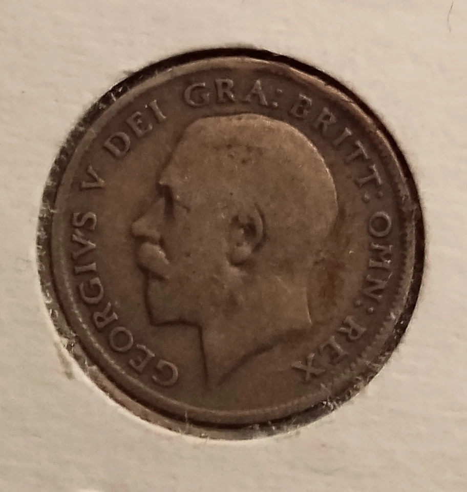 1914 GV Silver Six Pence Coin - Image 1 of 2