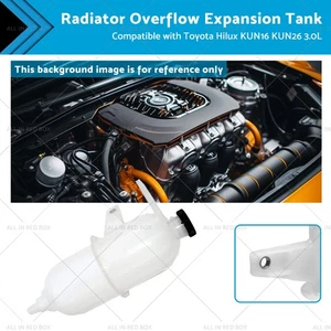 Radiator Overflow Expansion Tank Suitable for Toyota Hilux KUN16 KUN26 1KD 3.0L - Picture 1 of 9