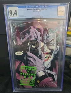 Batman The Killing Joke Bolland Variant 1st Printing Green Logo CGC 9.4 🦇 Vs 🤡 - Picture 1 of 3