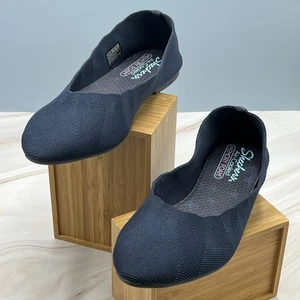 Damenschuhe US Größe 9 Skechers Cleo Bewitch Strick-Ballerinas marineblau - Bild 1 von 19