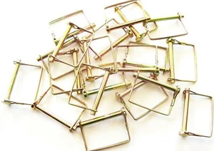 100 3" SQUARE CAMPER AWNING CANOPY PTO TRAILER HITCH PINS 5/16" - Picture 1 of 1