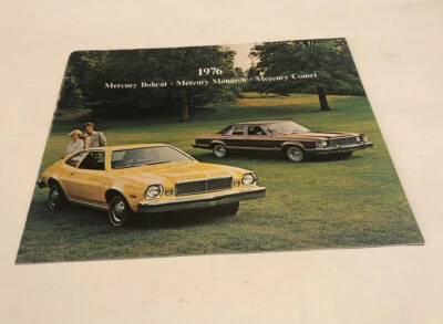 Catálogo de folleto de venta de autos originales Mercury Bobcat Comet and Monarch 1976 Foto 1 de 3