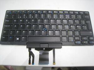 Dell Latitude E5450/E5470/5480/5490 Dual Point NORWEGIAN Backlit Keyboard 0G0YDM