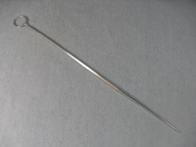 Grand HATELET, brochette, Poinçon au coq, Argent Massif, 34.5 cm - Photo 1/4