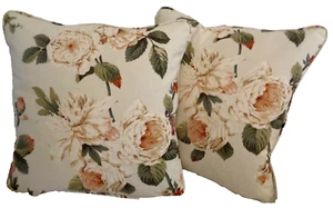 NEW LISTING A&R SWAFFER FABRIC LANSDOWNE 18 INCH CUSHION COVERS CLASSIC DESIGN - Picture 1 of 3