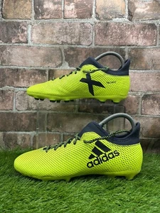 Adidas X 17.3 Yellow Techfit Fg Football Boots Uk 5.5 Junior  Art S82369 - Picture 1 of 10