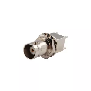 3X BNC Thru Hole Jack paratia femmina foro passante dritto attacco PCB connettore RF - Foto 1 di 4
