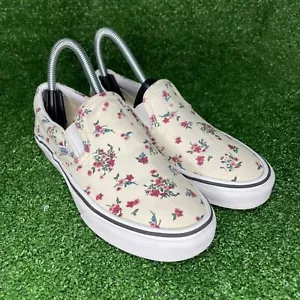 Vans Classic Slipper Ditsy Blumenmuster Damen Größe 5,5 rot Blumendruck cremefarben - Bild 1 von 10