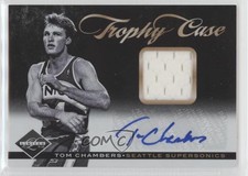 2011 Panini Limited Trophy Case Materials Signatures /25 Tom Chambers #20 Auto