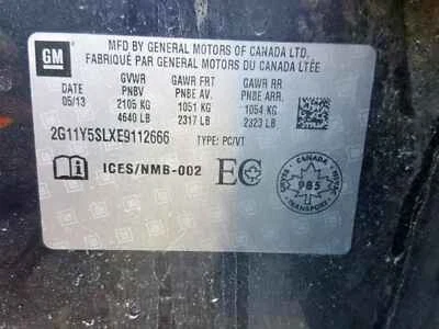 Used Automatic Transmission Assembly fits: 2014 Chevrolet Impala AT VIN 1 4th di - Image 1 of 4