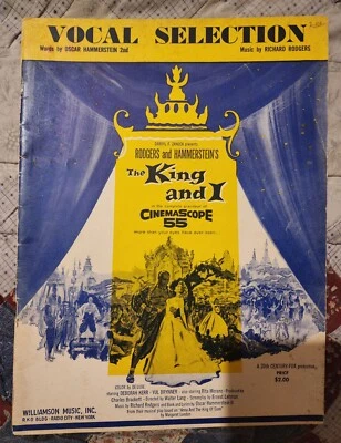 The King And I Vocal Selection Piano Sheet Music Songbook - Image 1 of 2