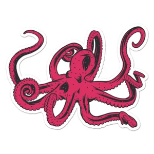 Octopus , Vinyl Decal Sticker, Indoor Outdoor, 3 Sizes, #11470 - Picture 1 of 1