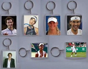Sportstars, Tennis, Foto Schlüsselanhänger / Taschenanhänger, klarer Kunststoff, - Bild 1 von 40