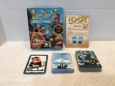 Loot The Plundering Pirate Card Game 2005 Gamewright Complete - Image 1 of 4