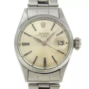 ROLEX Date Watches Oyster perpetual cal.1160 SilverDial Stainless Steel Me... - Picture 1 of 8
