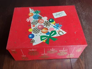 Alte Blechdose mit Weihnachtsmotiven, Ideal z. Verwahrung v. Christbaumschmuck - Bild 1 von 12