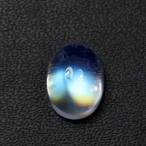 Cabujón suelto arco iris blanco piedra lunar limpia piedra preciosa multi fuego 10x7,5x5,7 mm - Imagen 1 de 2