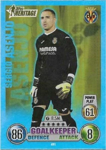 TOPPS MATCH ATTAX 2021-2022 CARD N. 491 SERGIO ASENJO (HERITAGE) VILLARREAL - Picture 1 of 2