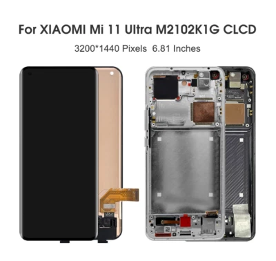 OEM For Xiaomi Mi 11 Pro 11 Ultra Display LCD Touch Screen Digitizer Replacement - Image 1 of 4