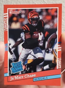 JA'MARR CHASE 2021 Panini Instant RATED ROOKIE RETRO 1/2231 SP BENGALS #BW5 RC - Picture 1 of 2
