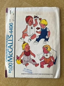 McCall's 4496 ~ bebé 12-25 libras ~ ~ ~ ~ ~ ~ mp 69 - Imagen 1 de 2
