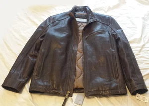 Chaqueta de Cuero Marc New York by ANDREW MARC Norman Talla M - Imagen 1 de 12
