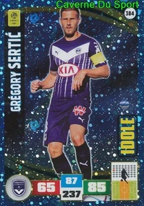384 GREGORY SERTIC GIRONDINS BORDEAUX IDOLE CARD ADRENALYN LIGUE 1 2017 PANINI - Picture 1 of 1