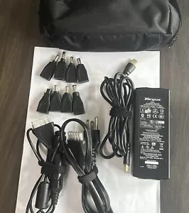 Targus AC/DC Notebook Power Adapter APM10 Carrying Case w/ 8 Adapters & cords - Picture 1 of 8