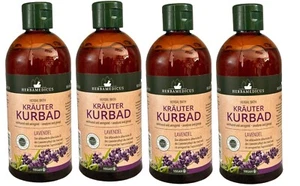 Herbamedicus Kräuterbad Lavendel Kurbad entspannend, 4x 500ml - Bild 1 von 1