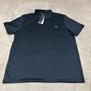Adidas Polo Golf Men’s Black Short Sleeve Size 2XL NWT