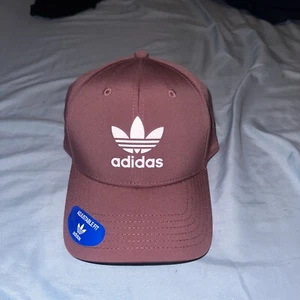ADIDAS ORIGINALS BEACON MENS SNAPBACK HAT CRIMSON PURPLE EY5584 UNISEX NEW - Picture 1 of 3